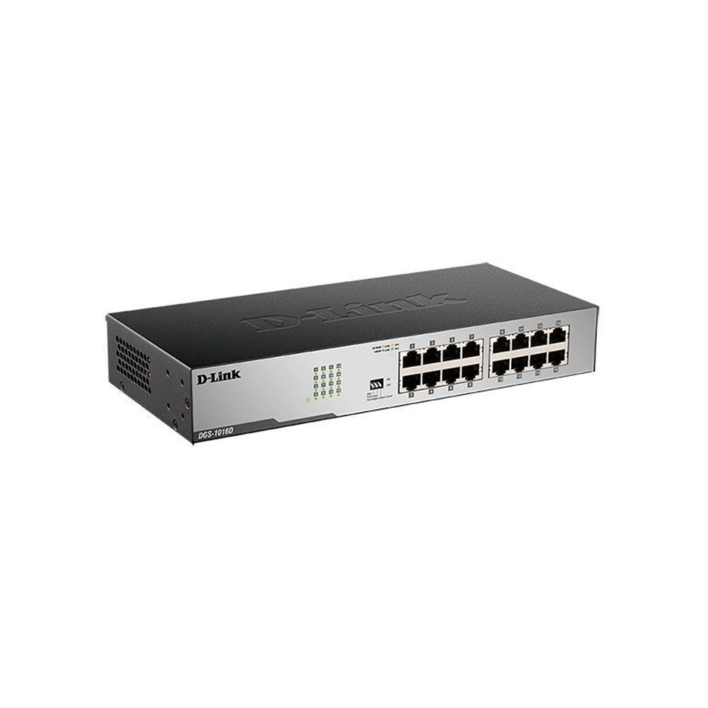 D-Link DGS-1016D/I2A: Неуправляемый сетевой коммутатор