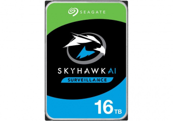 Seagate SkyHawk AI ST16000VE002: жесткий диск 3.5" 16 Тбайт, для видеонаблюдения